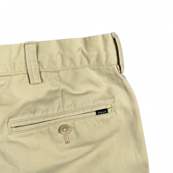 Polo Ralph Lauren Pants Mens 35x31 Brown Classic Fit Chino Flat Front - Picture 9 of 12